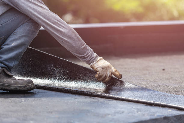 Professional Vapor Barrier Installation technician working in Highlands, NC